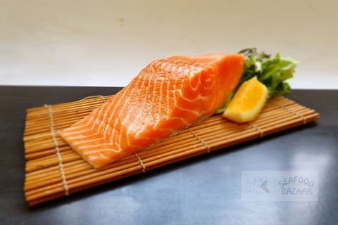 Salmon Portions Bone In & Skin On per kg