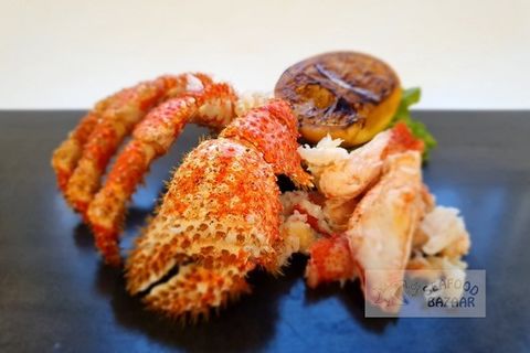 Snow Crab Leg Clusters Cooked Frozen 100 gram +