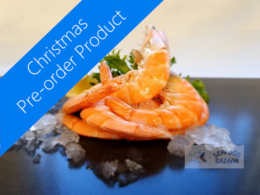 Whole Prawns Cooked 16/20 Frozen 800 grams - PRE-ORDER