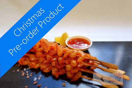 Chilli Prawn Kebabs Frozen 8 pack - PRE-ORDER